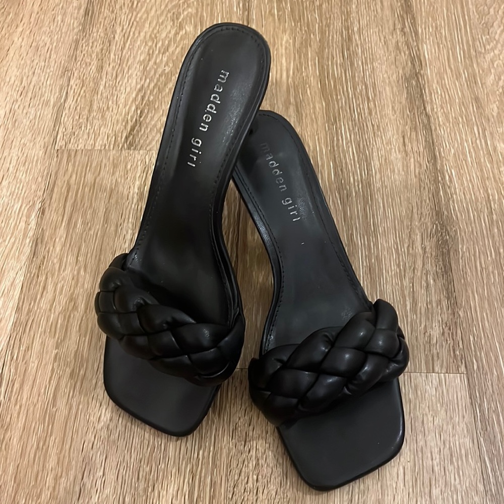 Madden Girl black sandals